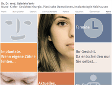 Tablet Screenshot of kieferchirurgie-haidhausen.de